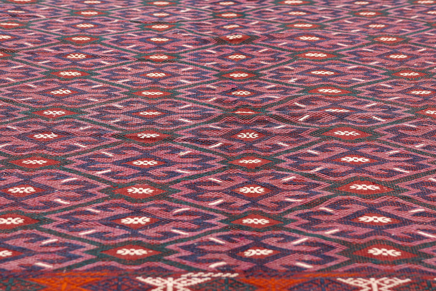 6 x 11 - Red Vintage Afghani Maimana Kilim Rug - 79625