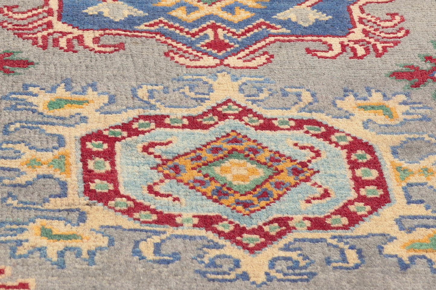 3 x 17 - Blue Vintage Pakistani Kazak Rug - 79631