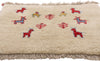 2 x 2 - Beige Vintage Persian Gabbeh Rug - 79632