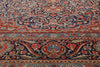 9 x 12 - Navy Blue Antique Persian Tabriz Rug - 79633