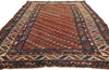 4 x 9 - Red Antique Caucasian Kazak Rug - 79634