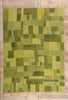 7 x 10 - Green Vintage Turkish Patchwork Rug - 79635