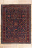 9 x 11 - Navy Blue Antique Persian Lilihan Rug - 79639