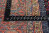 9 x 11 - Navy Blue Antique Persian Lilihan Rug - 79639
