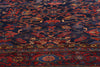 9 x 11 - Navy Blue Antique Persian Lilihan Rug - 79639