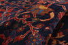 9 x 11 - Navy Blue Antique Persian Lilihan Rug - 79639