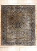 13 x 15 - Taupe Antique Persian Mashhad Rug - 79640