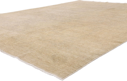 8 x 10 - Beige Vintage Oushak Rug - 79641