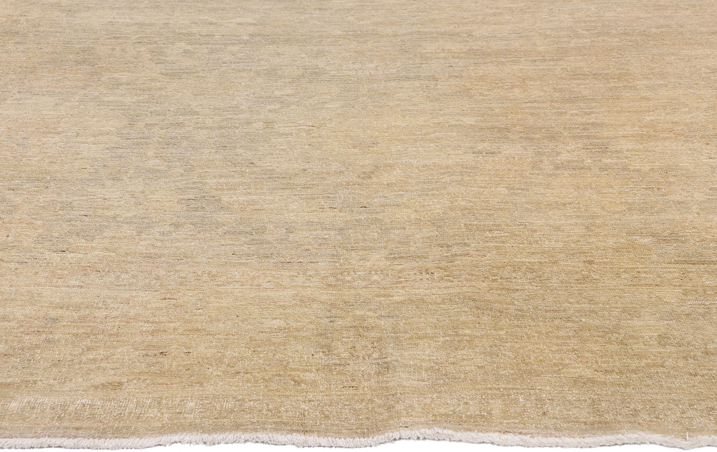8 x 10 - Beige Vintage Oushak Rug - 79641