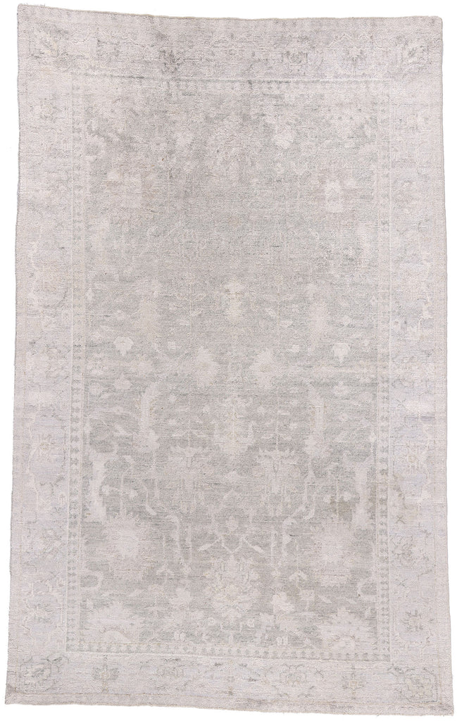 6 x 9 - Gray Vintage Oushak Rug - 79642