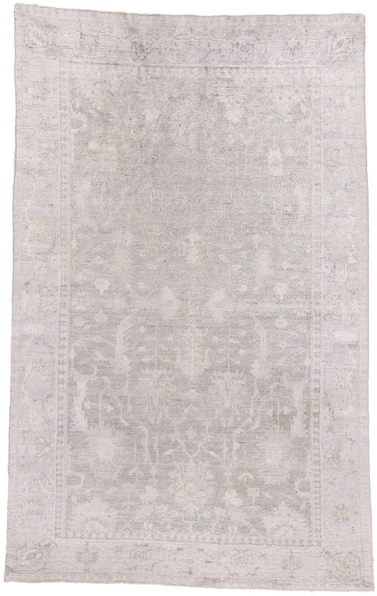 6 x 9 - Gray Vintage Oushak Rug - 79642