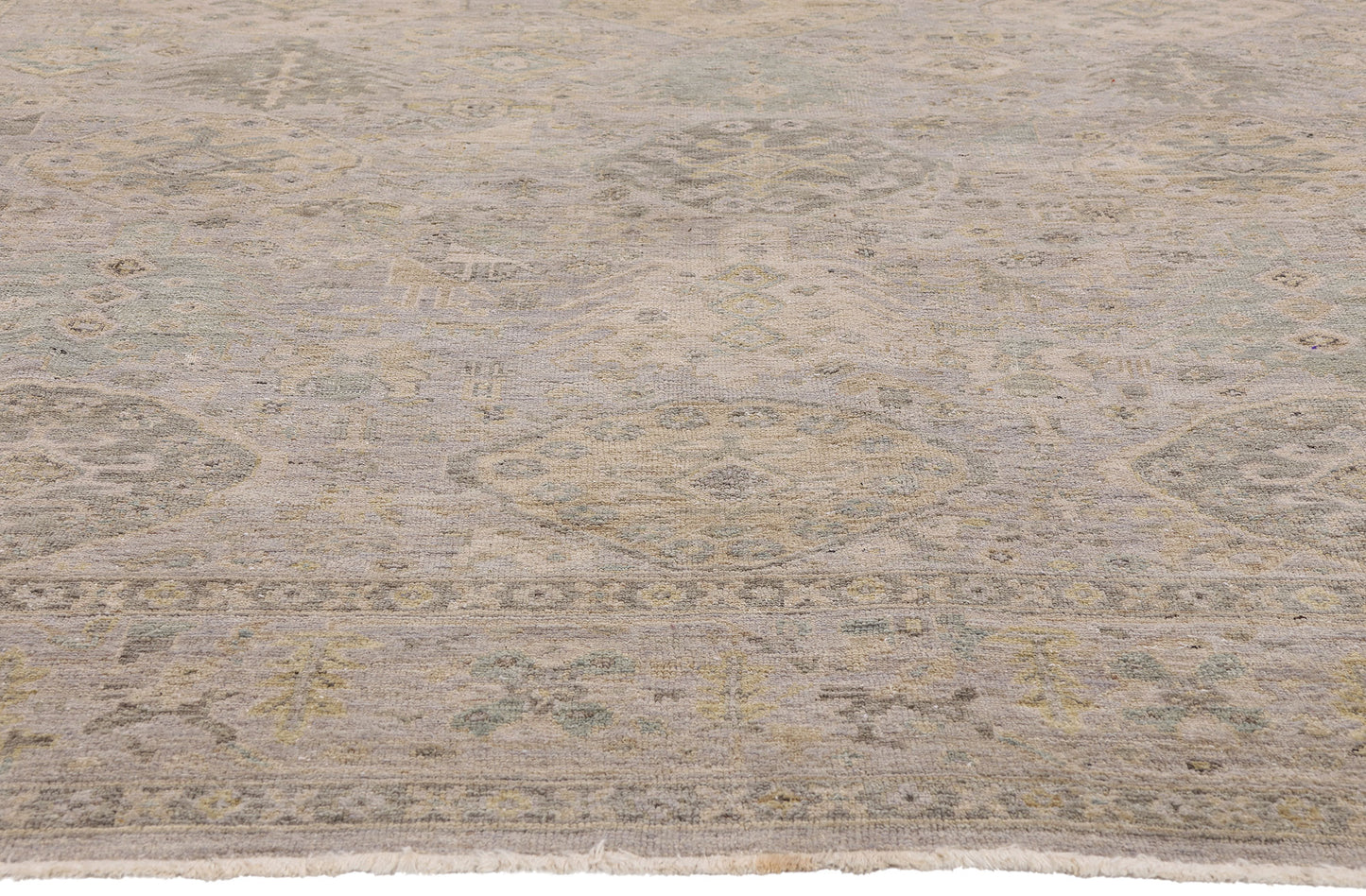7 x 10 - Gray New Modern Oushak Rug - 79643