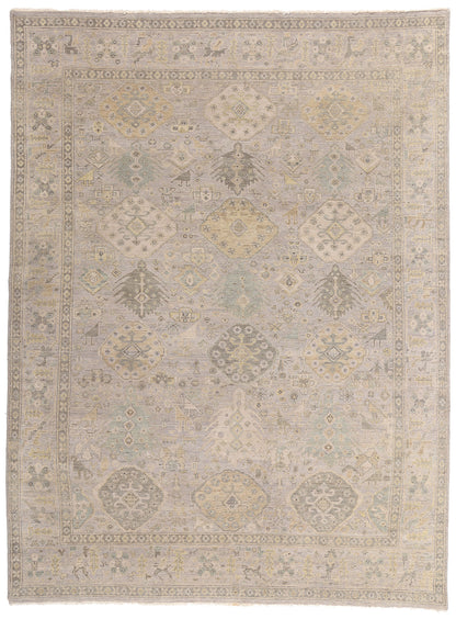 7 x 10 - Gray New Modern Oushak Rug - 79643