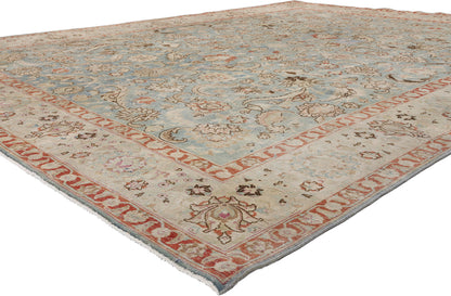 10 x 12 - Blue Antique Persian Mashhad Rug - 79645