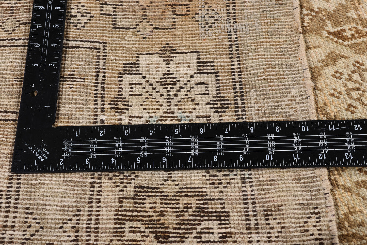 7 x 16 - Brown Antique Persian Mahal Rug - 79646