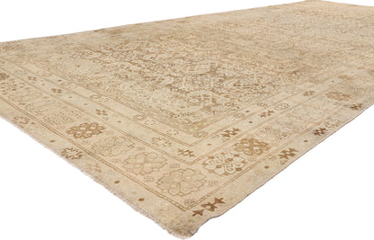 7 x 16 - Brown Antique Persian Mahal Rug - 79646