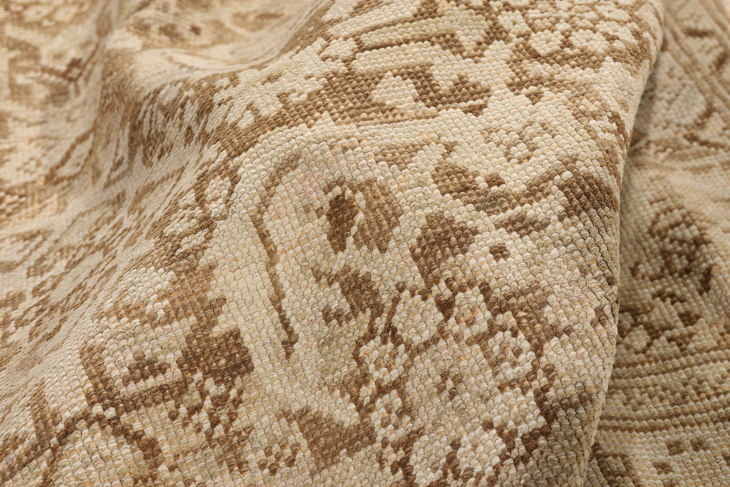 7 x 16 - Brown Antique Persian Mahal Rug - 79646