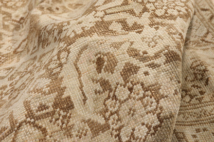 7 x 16 - Brown Antique Persian Mahal Rug - 79646