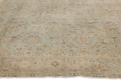 6 x 9 - Blue Antique Persian Tabriz Rug - 79647