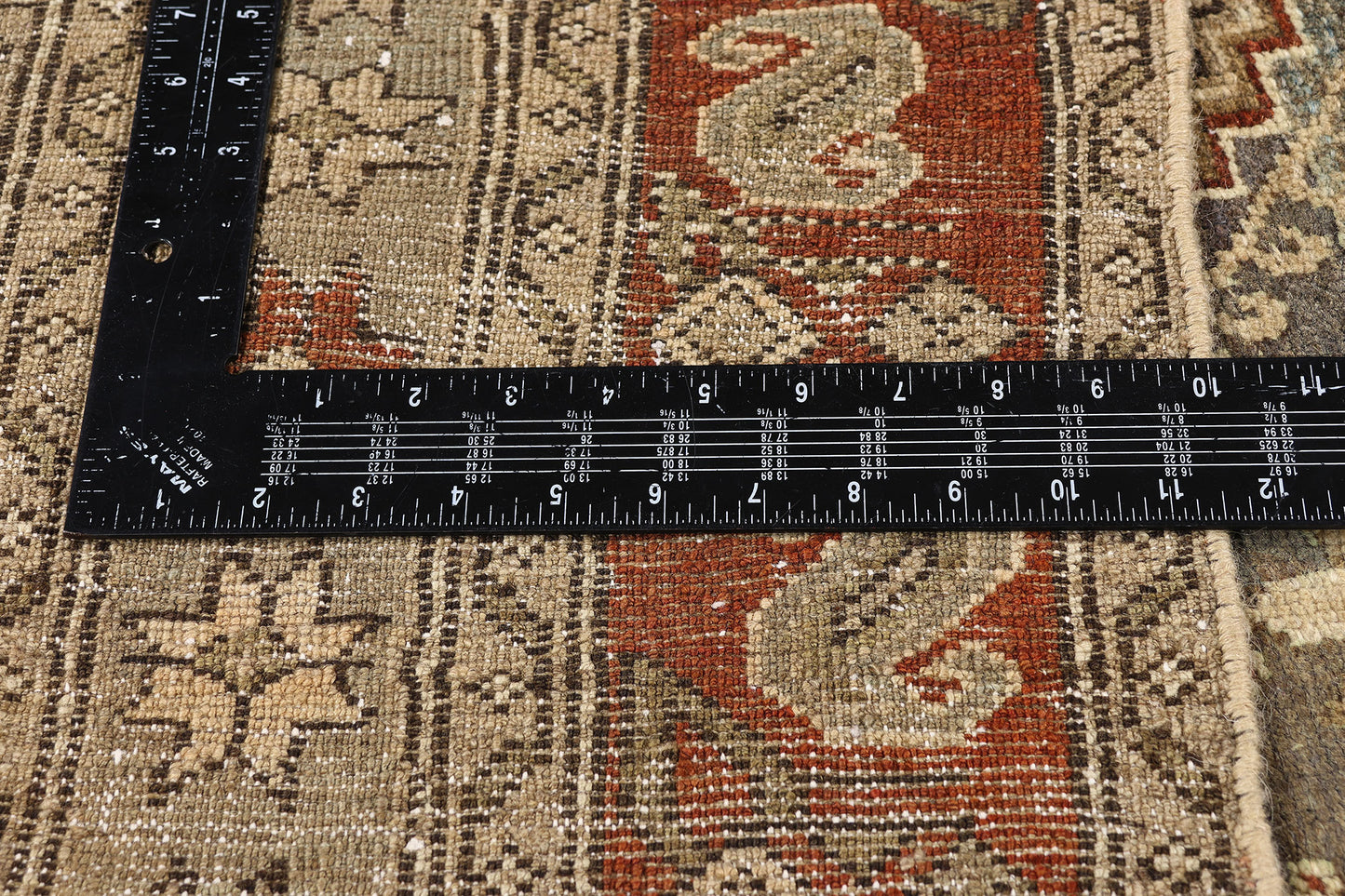 5 x 17 - Taupe Antique Persian Malayer Rug - 79648