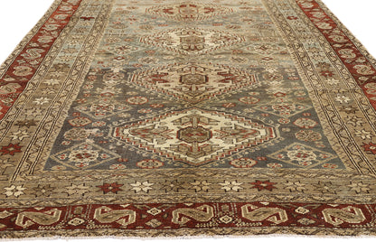 5 x 17 - Taupe Antique Persian Malayer Rug - 79648