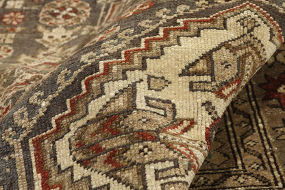5 x 17 - Taupe Antique Persian Malayer Rug - 79648