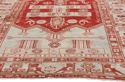 5 x 7 - Blue Antique Persian Malayer Rug - 79649