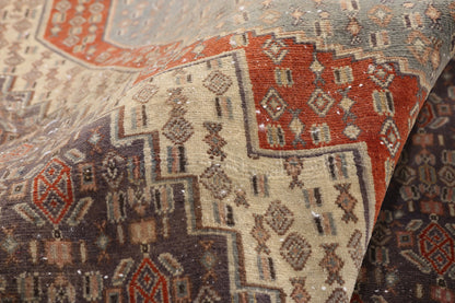 6 x 9 - Blue Antique Persian Senneh Rug - 79650