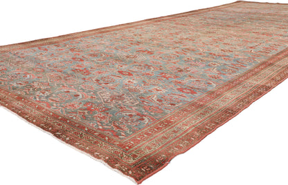 7 x 16 - Blue Antique Persian Malayer Rug - 79651