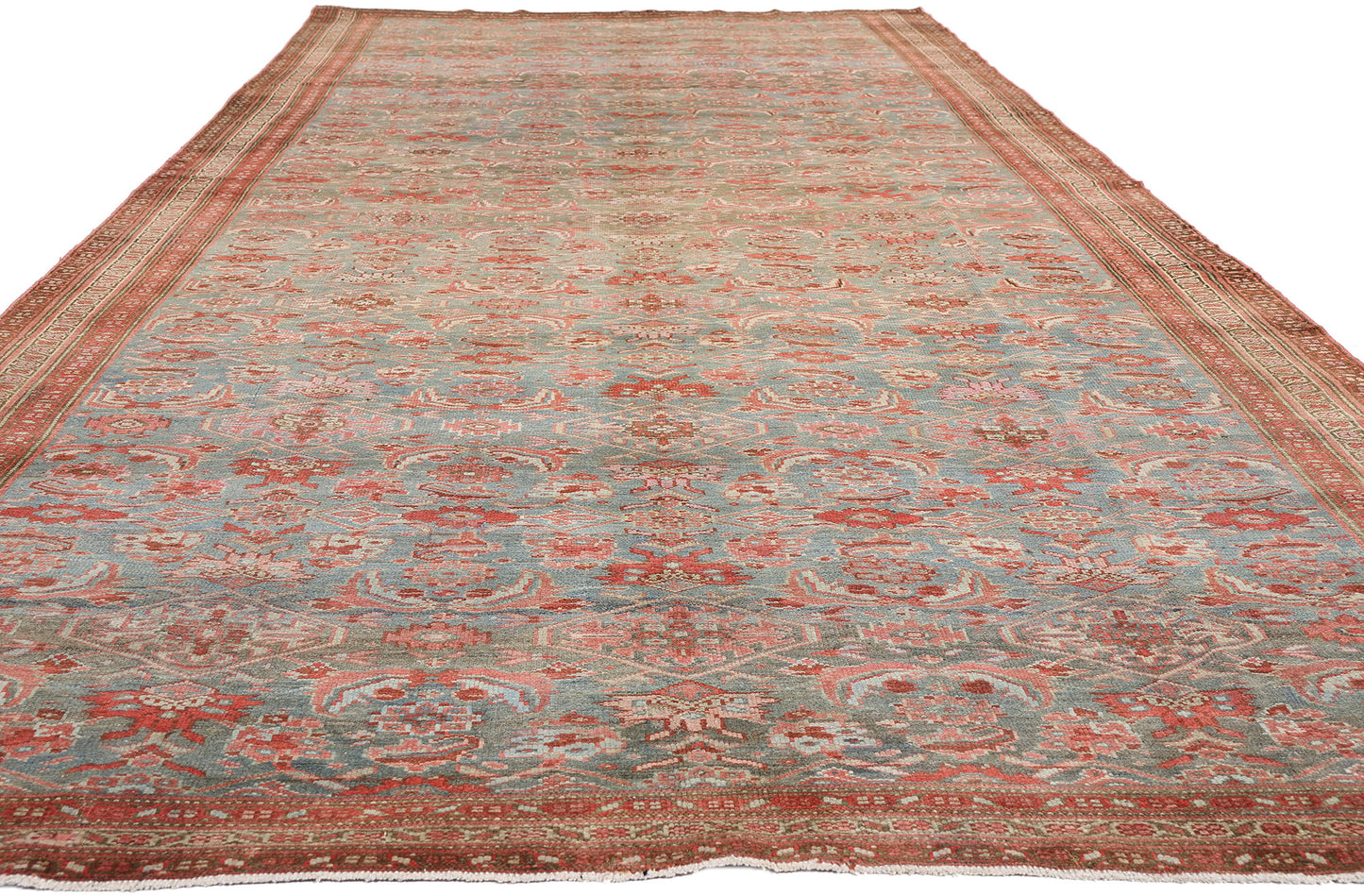 7 x 16 - Blue Antique Persian Malayer Rug - 79651