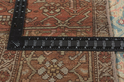 4 x 14 - Blue Antique Persian Bijar Rug - 79652