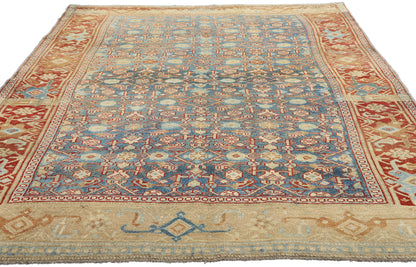 5 x 7 - Blue Antique Persian Bijar Rug - 79653