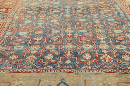 5 x 7 - Blue Antique Persian Bijar Rug - 79653