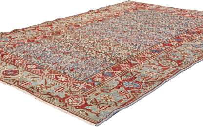 4 x 6 - Blue Antique Persian Malayer Rug - 79655