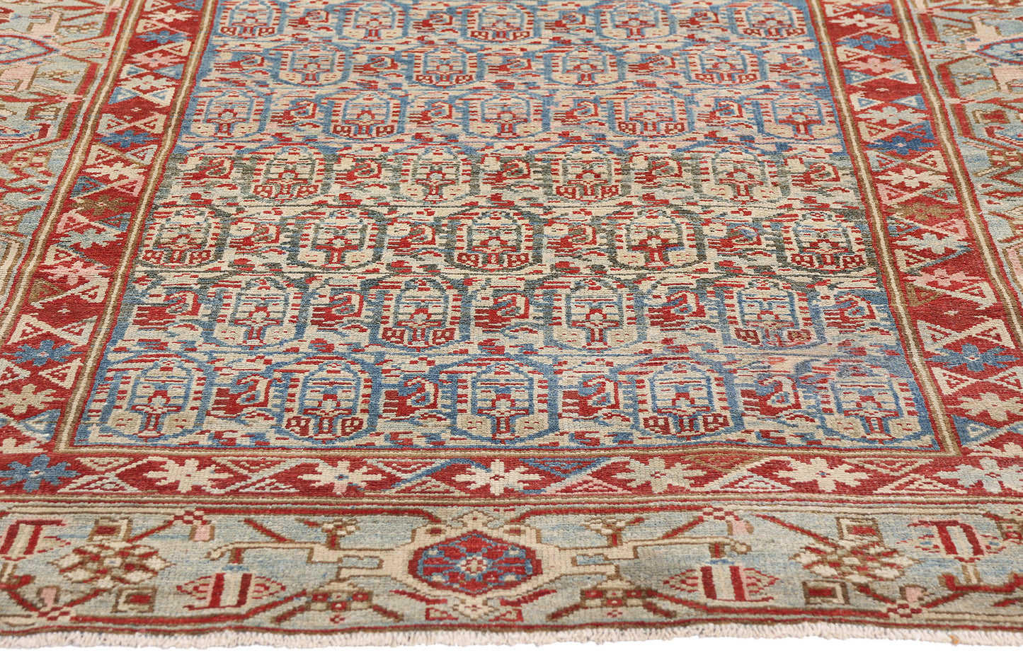 4 x 6 - Blue Antique Persian Malayer Rug - 79655