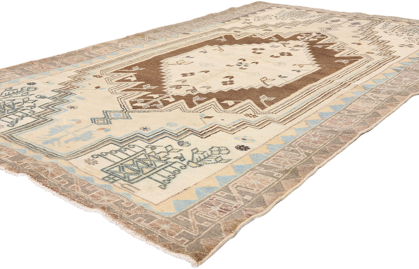 4 x 6 - Ivory Antique Persian Malayer Rug - 79656