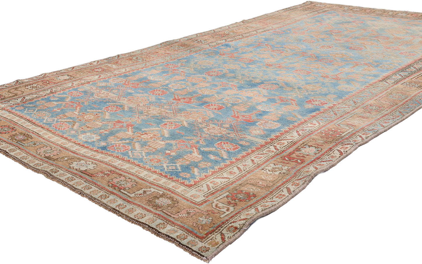4 x 8 - Blue Antique Persian Bijar Rug - 79657