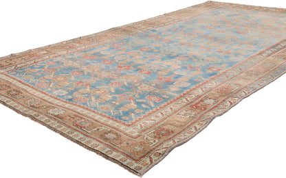 4 x 8 - Blue Antique Persian Bijar Rug - 79657