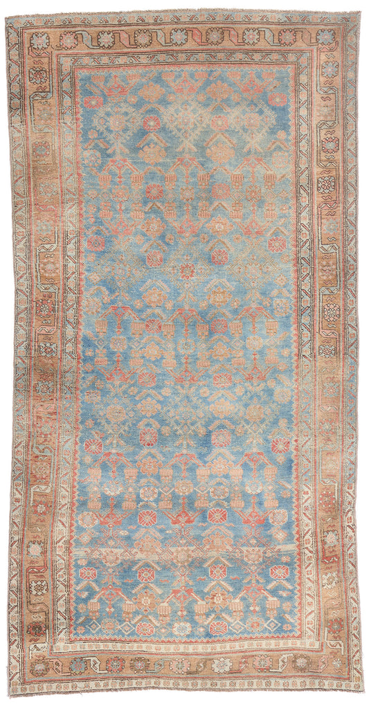 4 x 8 - Blue Antique Persian Bijar Rug - 79657