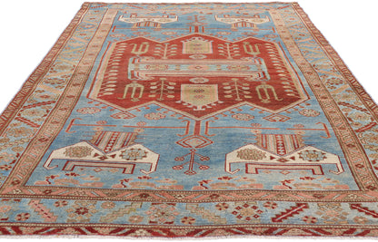 4 x 8 - Blue Antique Persian Malayer Rug - 79658