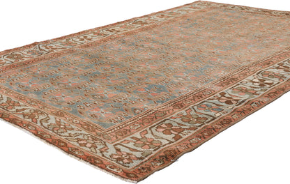 4 x 6 - Blue Antique Persian Hamadan Rug - 79659