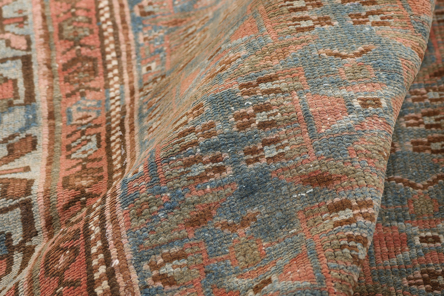 4 x 6 - Blue Antique Persian Hamadan Rug - 79659