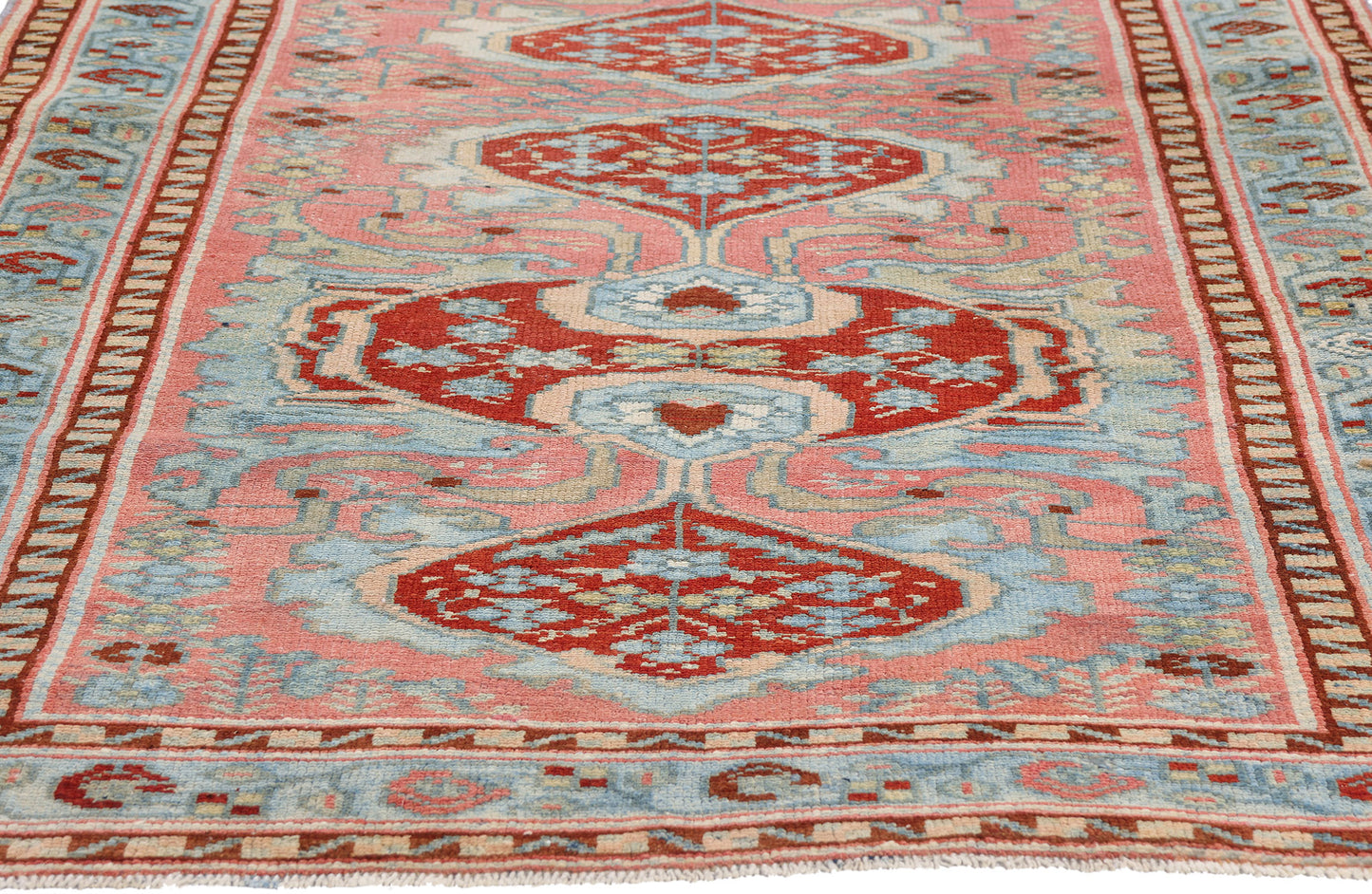 3 x 6 - Pink Antique Persian Hamadan Rug - 79660