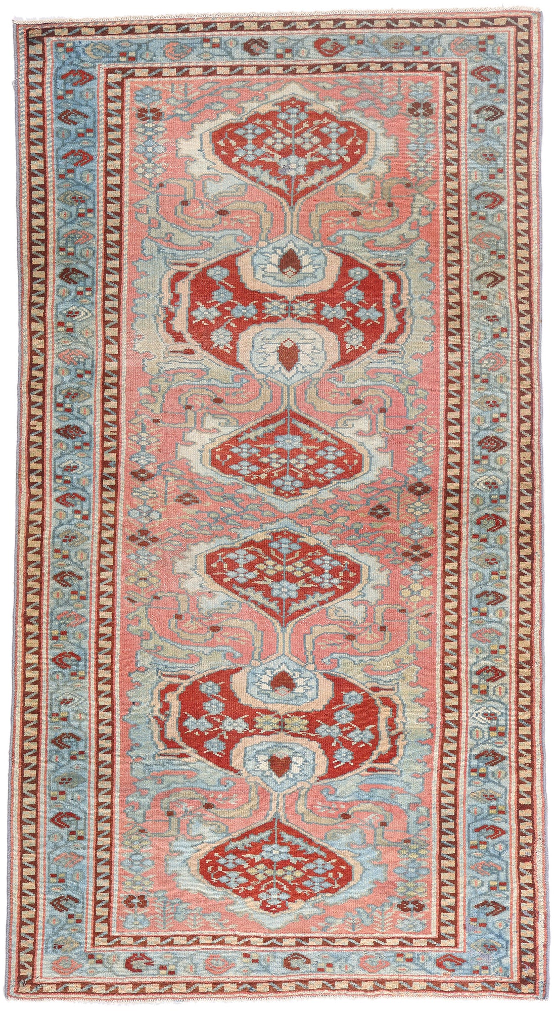 3 x 6 - Pink Antique Persian Hamadan Rug - 79660