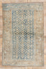 4 x 6 - Blue Antique Persian Bijar Rug - 79661