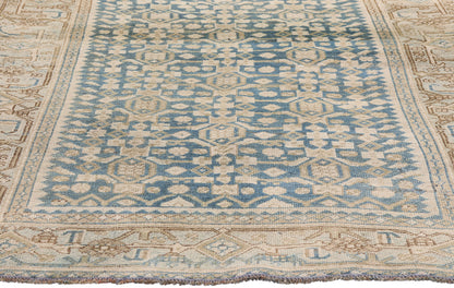 4 x 6 - Blue Antique Persian Bijar Rug - 79661
