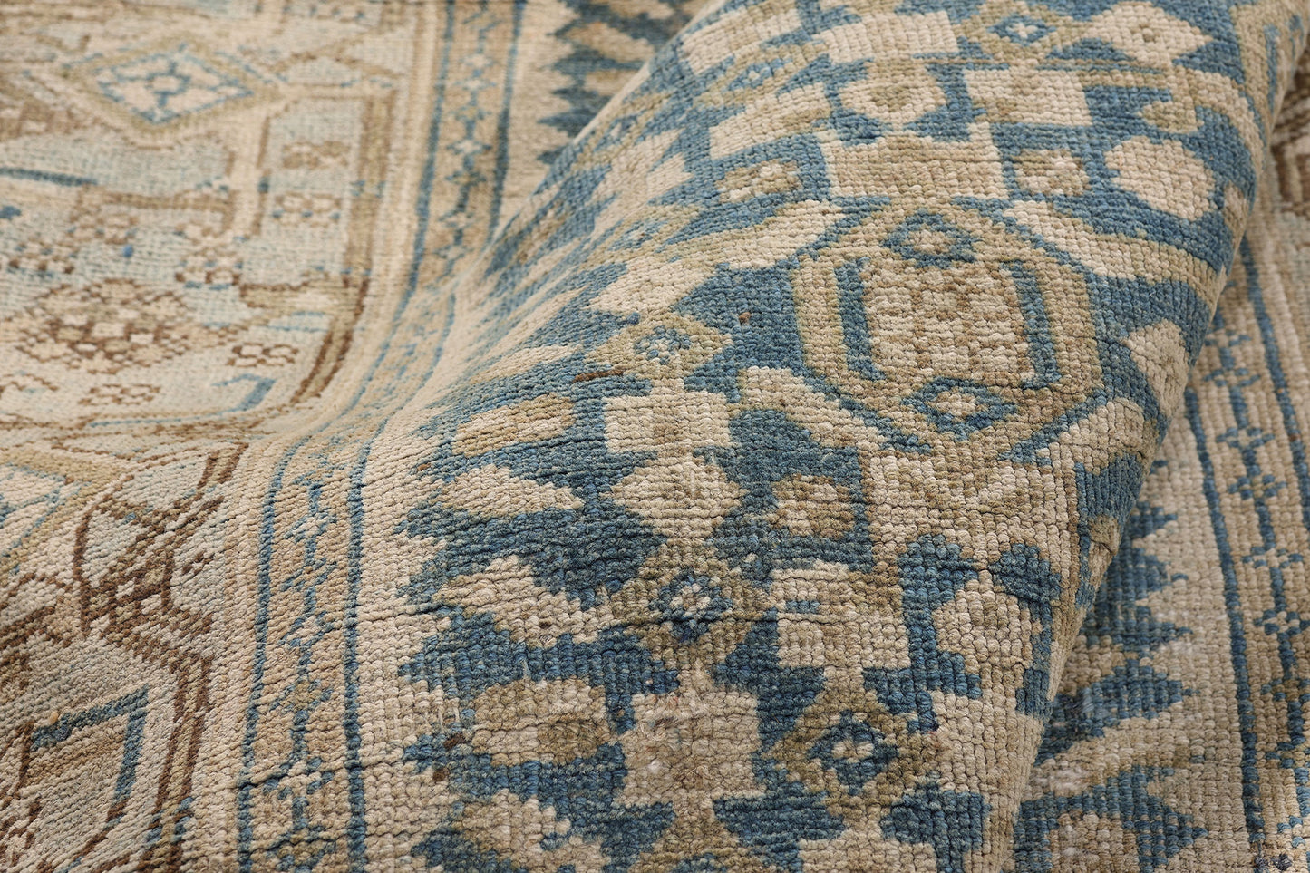 4 x 6 - Blue Antique Persian Bijar Rug - 79661