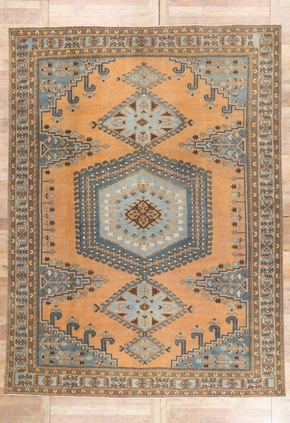 10 x 13 - Orange Antique Persian Viss Rug - 79662