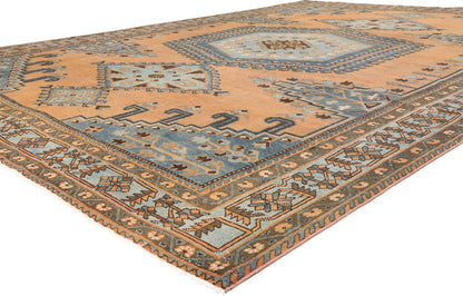 10 x 13 - Orange Antique Persian Viss Rug - 79662