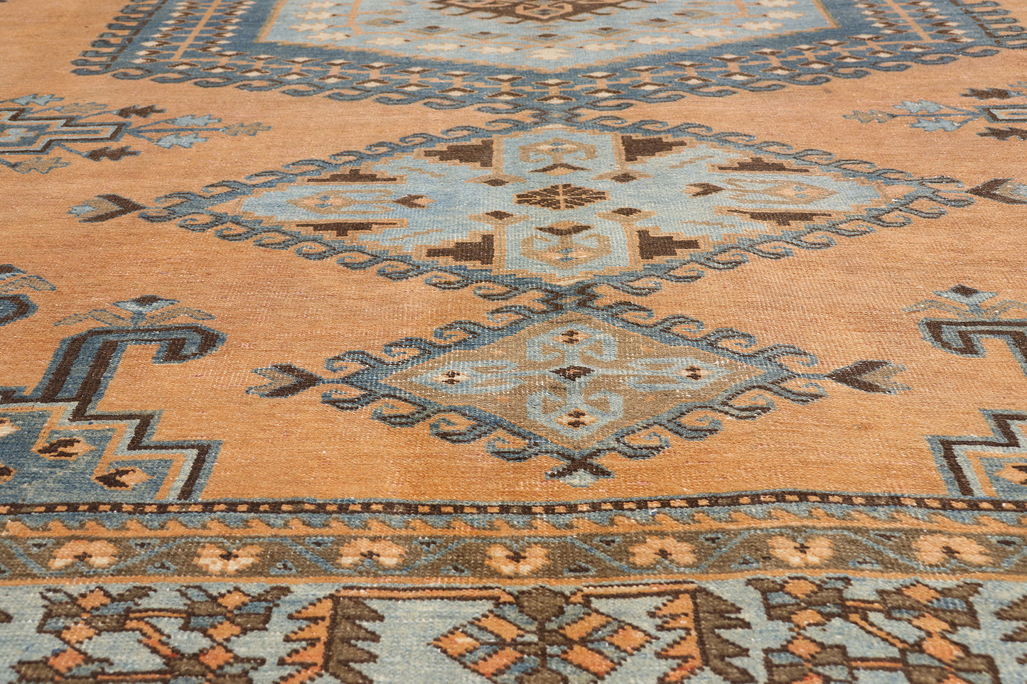 10 x 13 - Orange Antique Persian Viss Rug - 79662